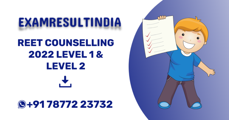 REET Counselling 2022 Level 1 & Level 2