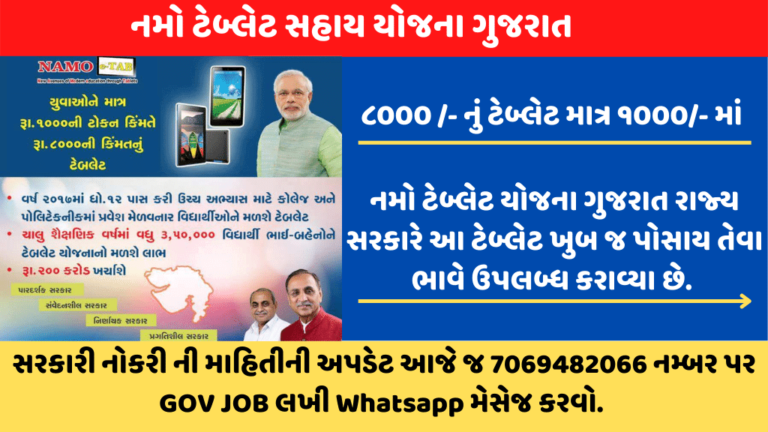 Digital Gujarat Tablet Scheme