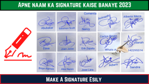Apne naam ka signature kaise banaye 2023