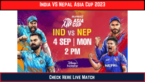 India VS Pakistan Nepal Match Live