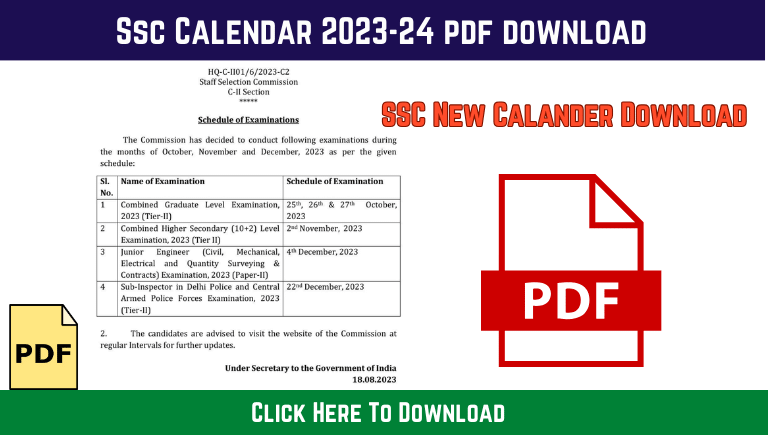 ssc calendar 2023-24 pdf download