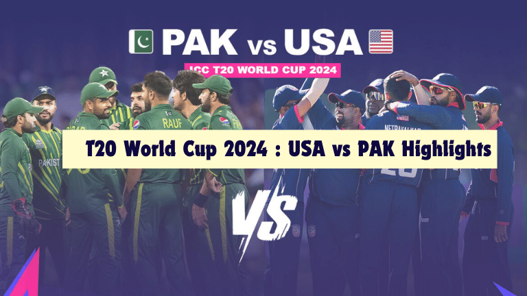 USA vs PAK Highlights