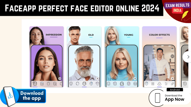 Faceapp perfect face editor online